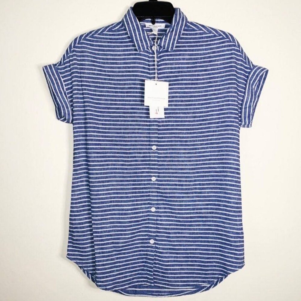 BeachLunchLounge Spencer Linen Blend Blouse